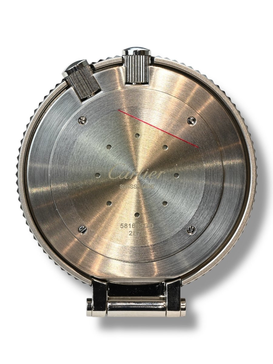 Cartier - Travel Clock - France 1980s-photo-2